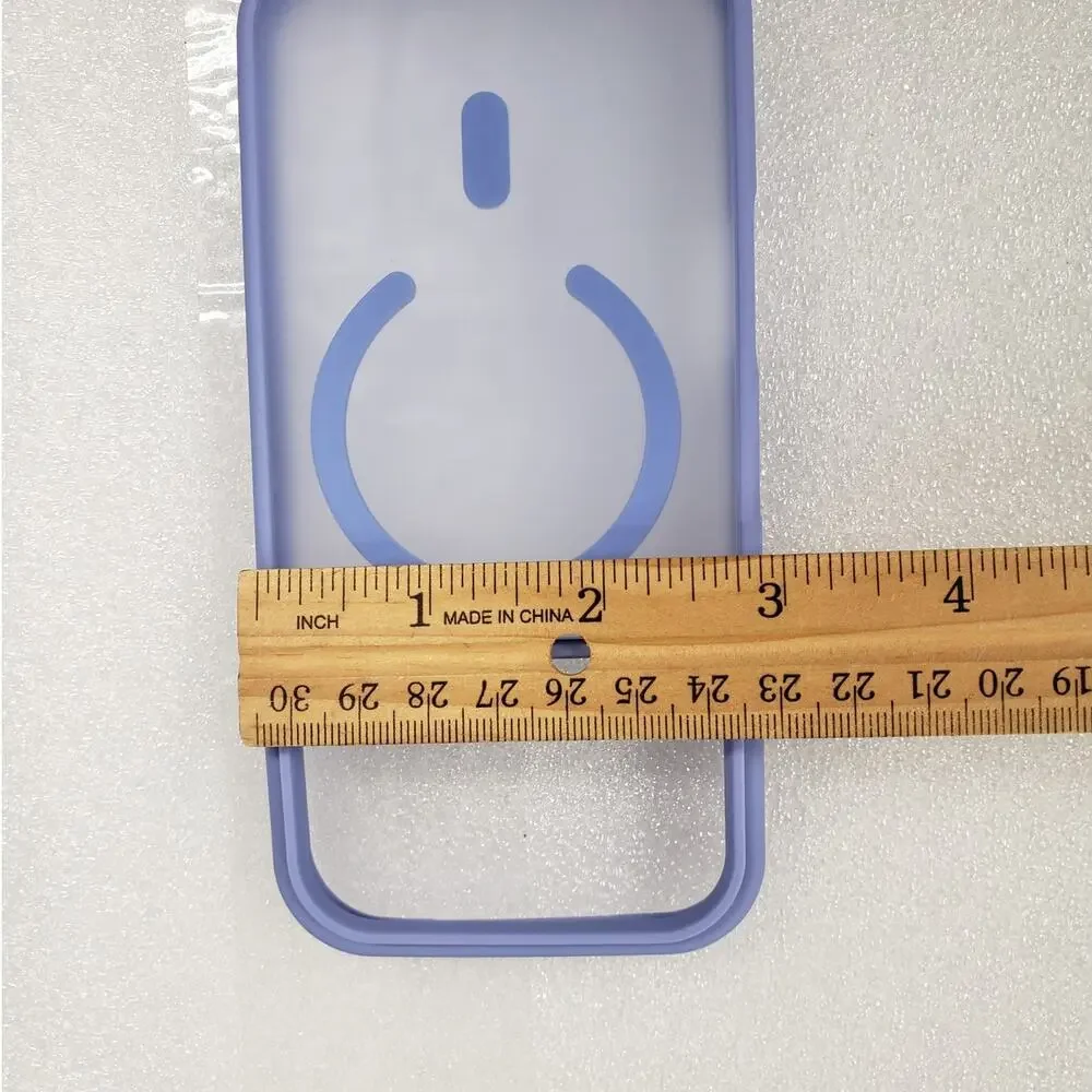 SUPFINE Translucent Matte Magnetic Case for Apple iPhone 17 Pro. Light Blue